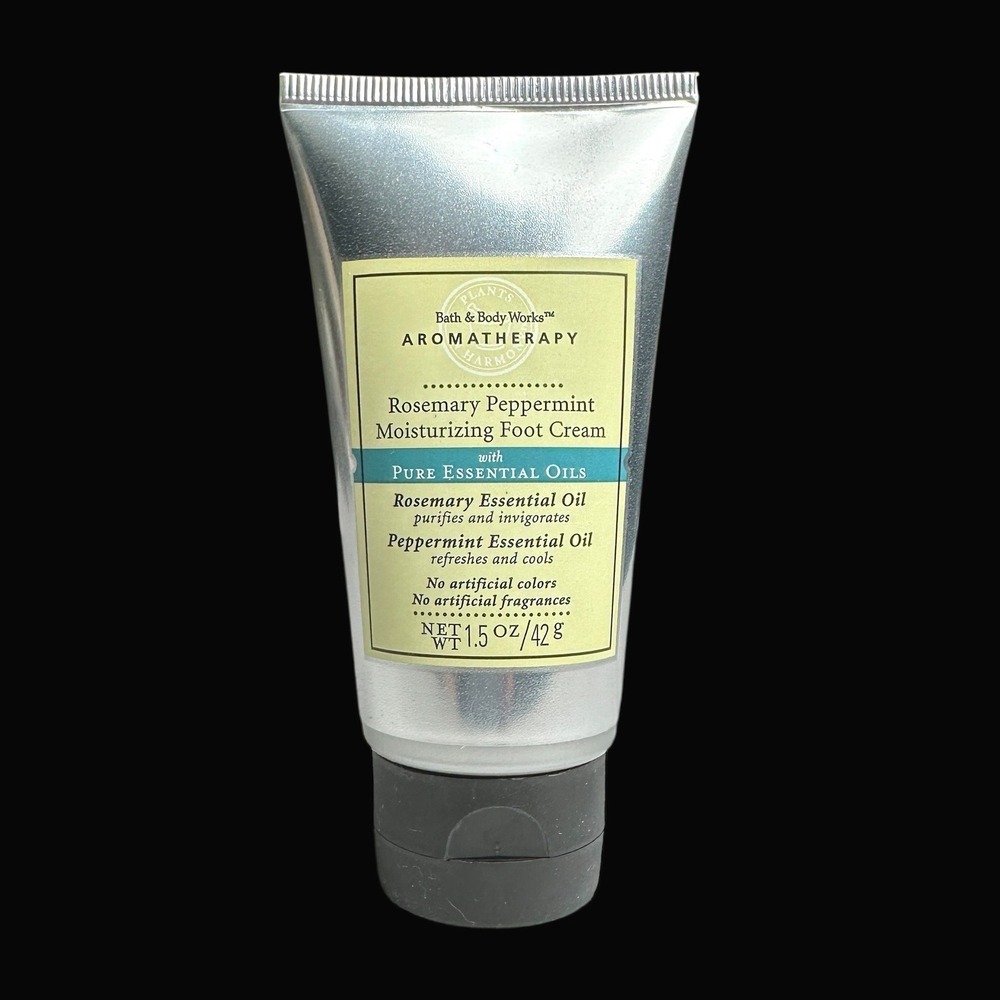 Bath Body Works Aromatherapy Rosemary Peppermint Foot Cream‎ 1.5oz Travel Size